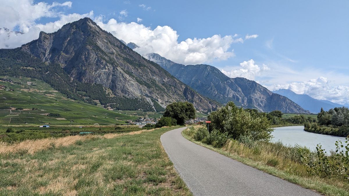 Schweizer Rhône Radweg